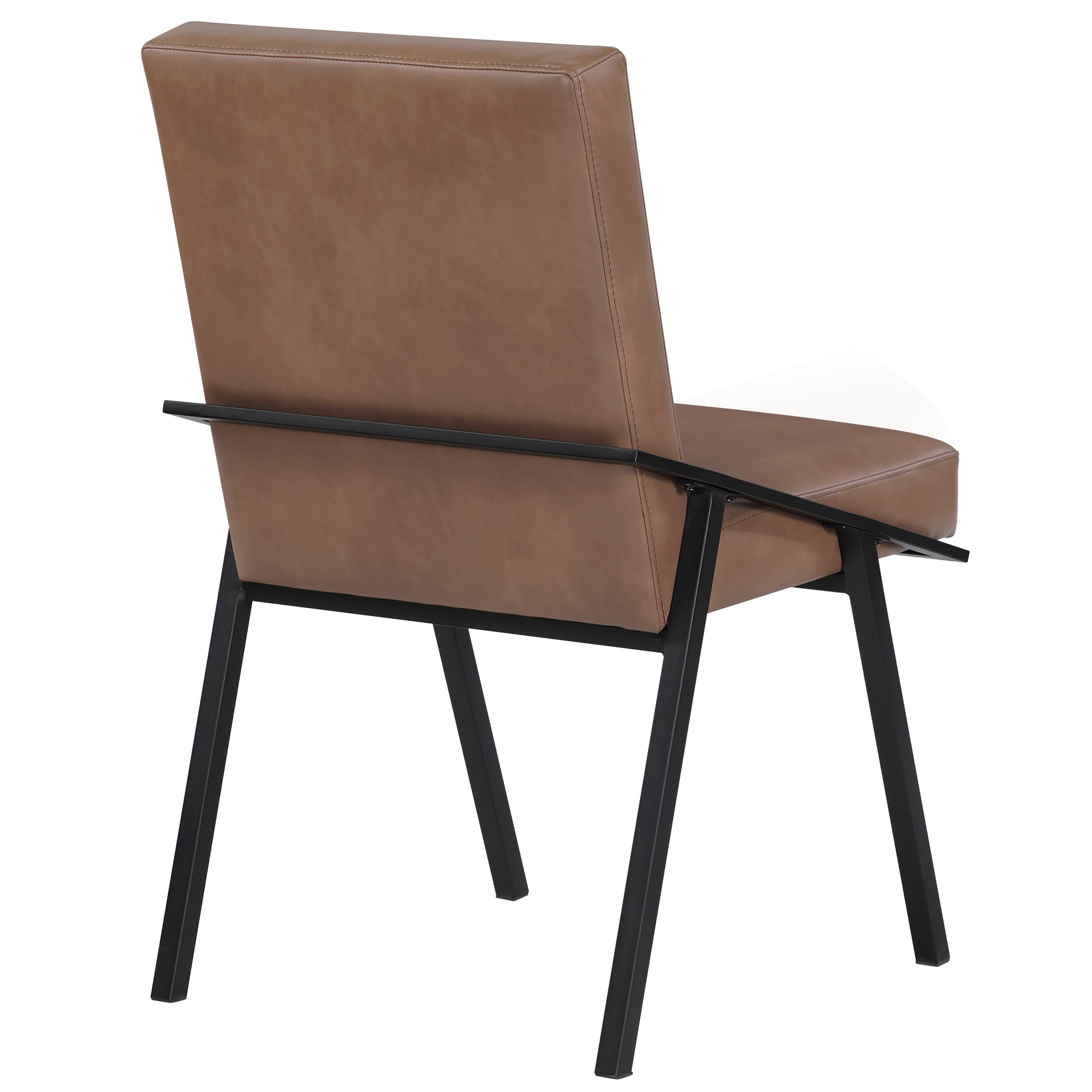Faux-Leather Versatile Side Chair