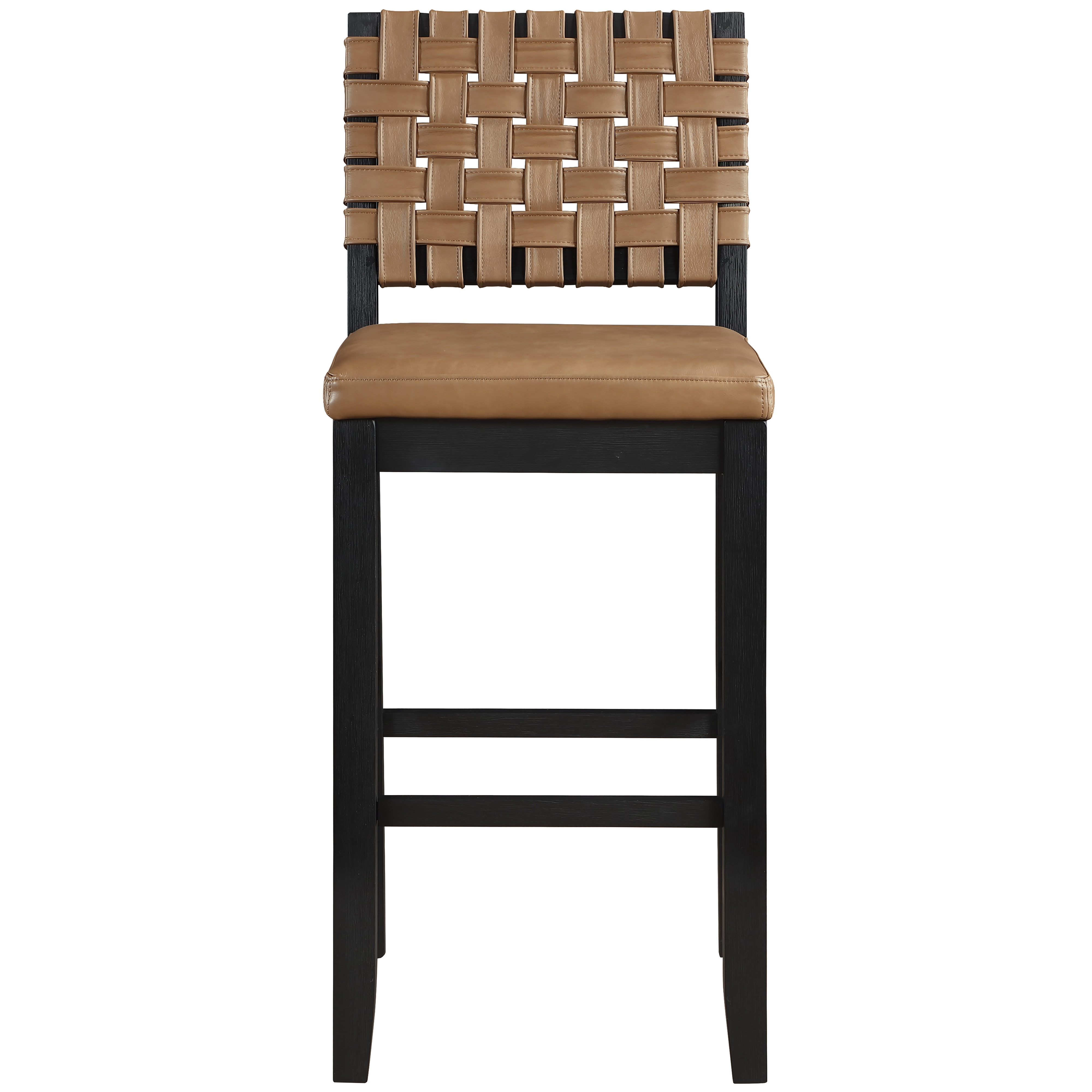 Steve Silver Reid Upholstered Webbed-Back Bar Chair