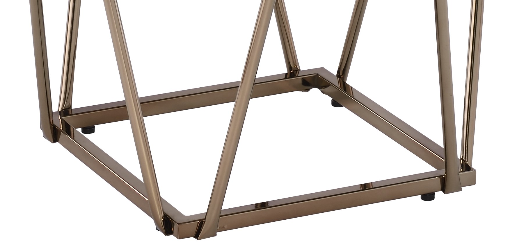 Faux Marble Top End Table