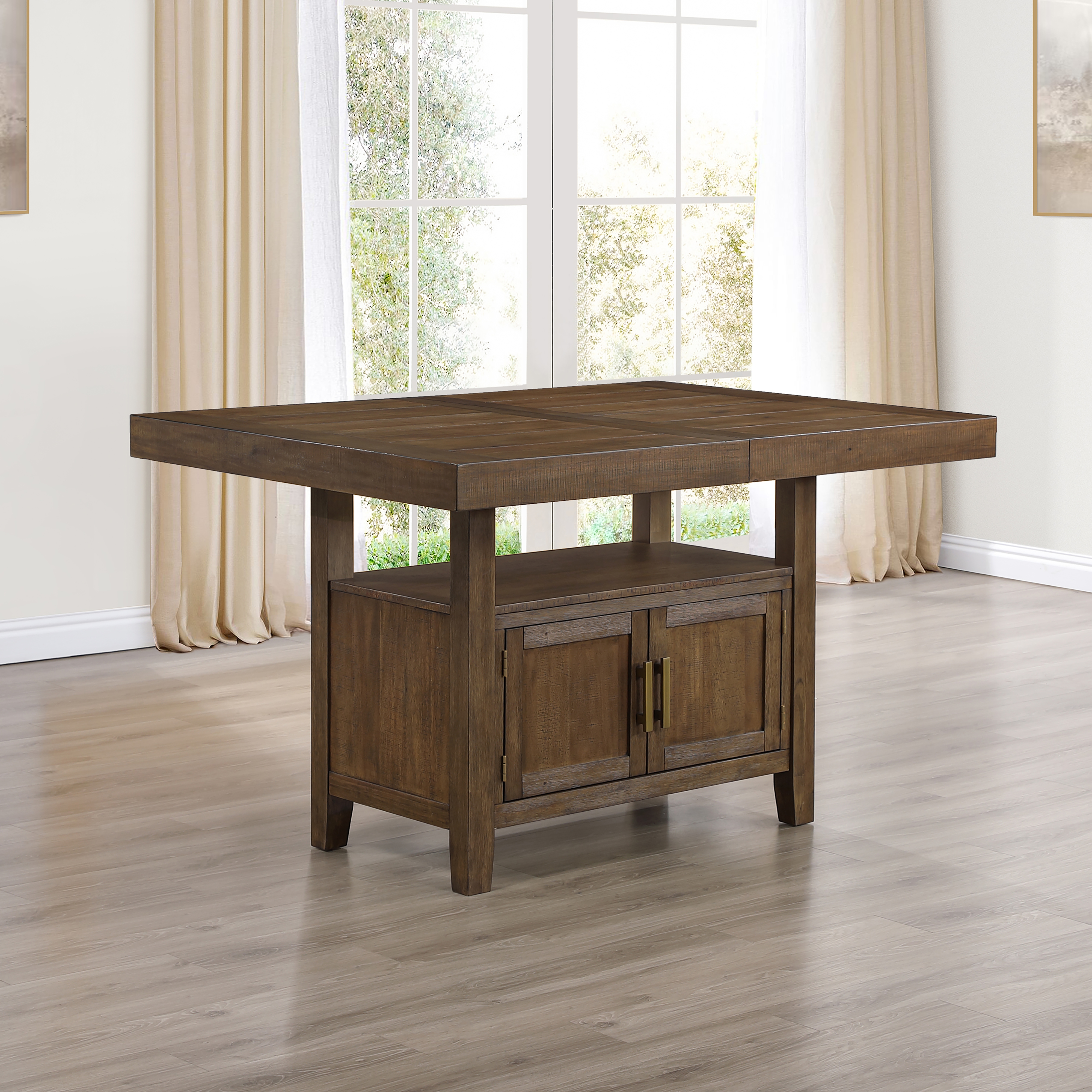 5-pc. Counter-Height Dining Set w/Storage