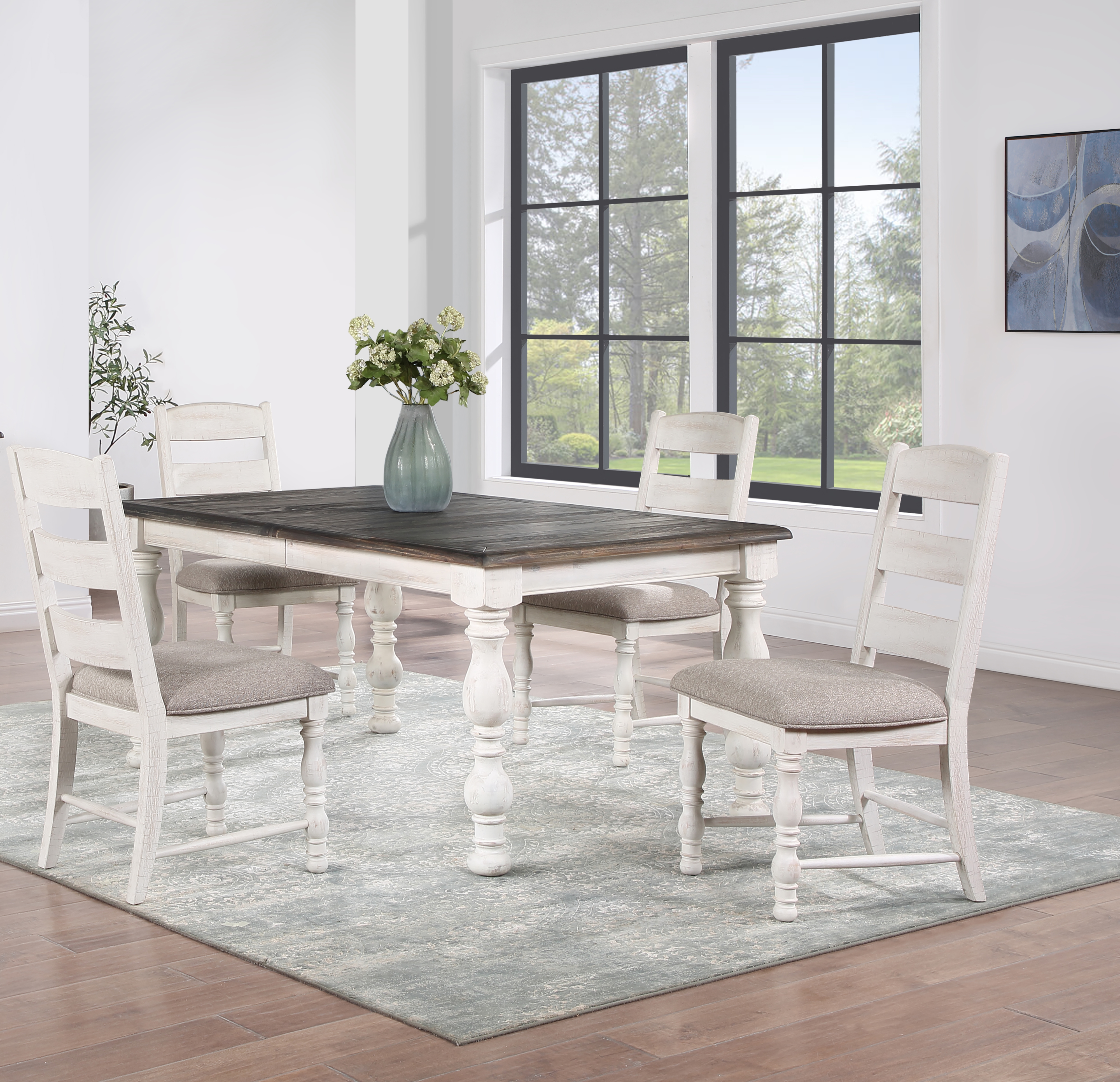 Steve Silver Heston Dining Side Chair with Upholstered Cushion