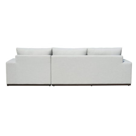 2-Piece Outdoor Chaise Sofa