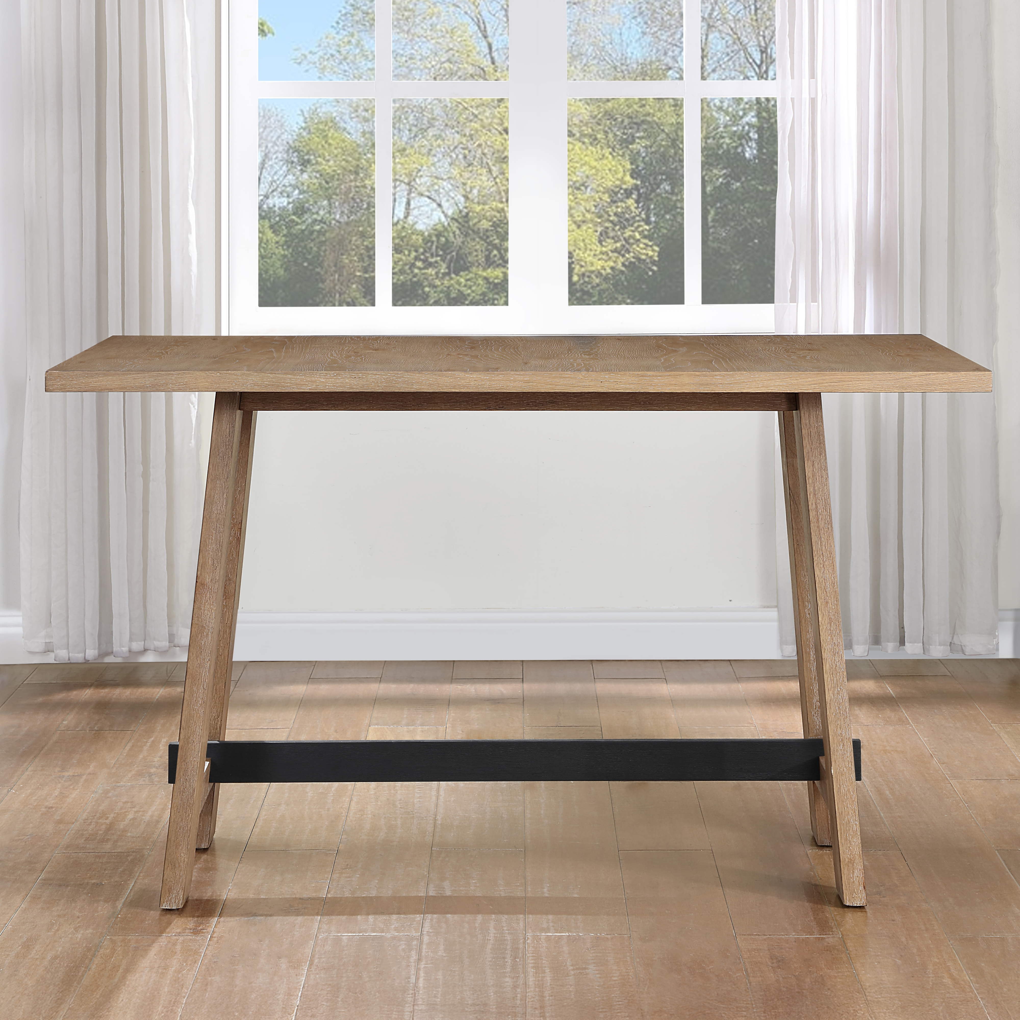 5-pc. Counter-Height Table Set w/Uph. Chairs