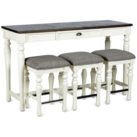 4-Piece Sofa Bar Set