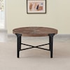 Prime Chevron Round Cocktail Table