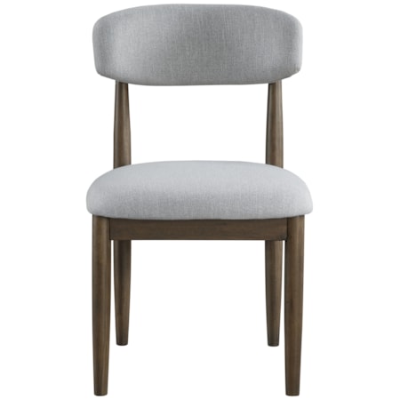 Open-Back Side Chair w/Tapered Frame
