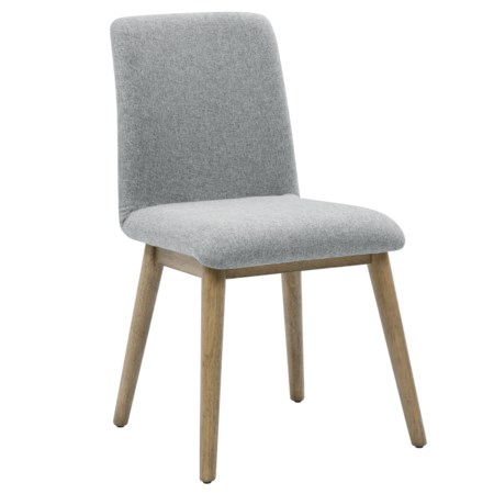 Vida Gray Polyester Side Chair