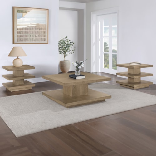 Contemporary 3-Piece Occasional Set