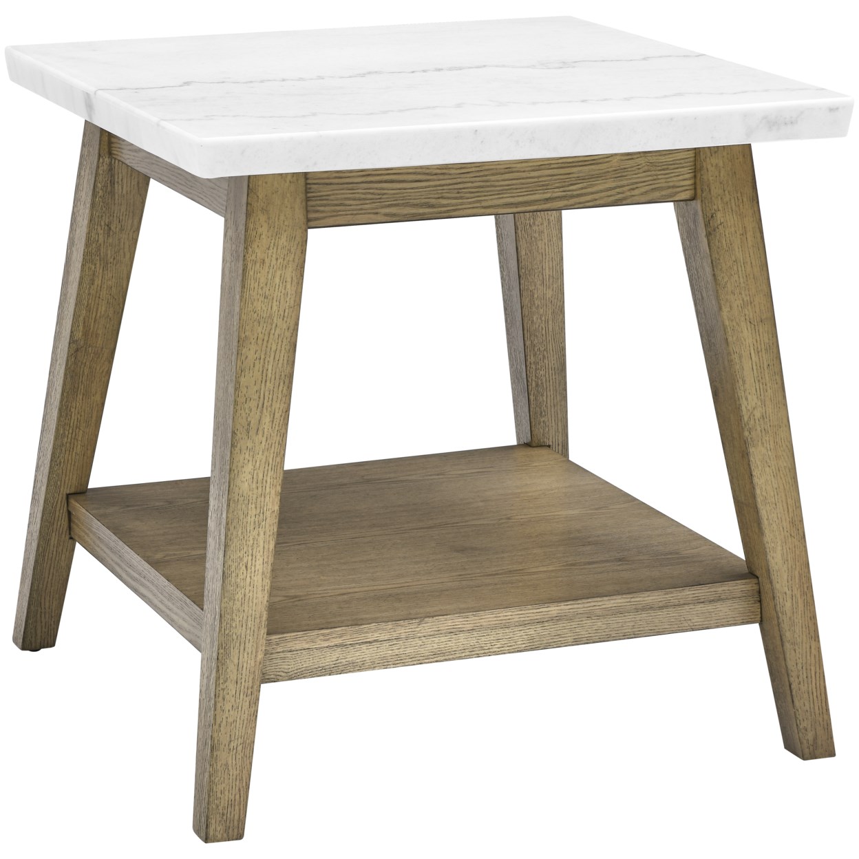 Prime Vida Marble Top Square End Table