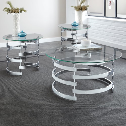 Contemporary 3-Piece Occasional Set