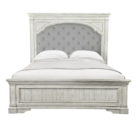 Highland Park Queen Bed Ivory