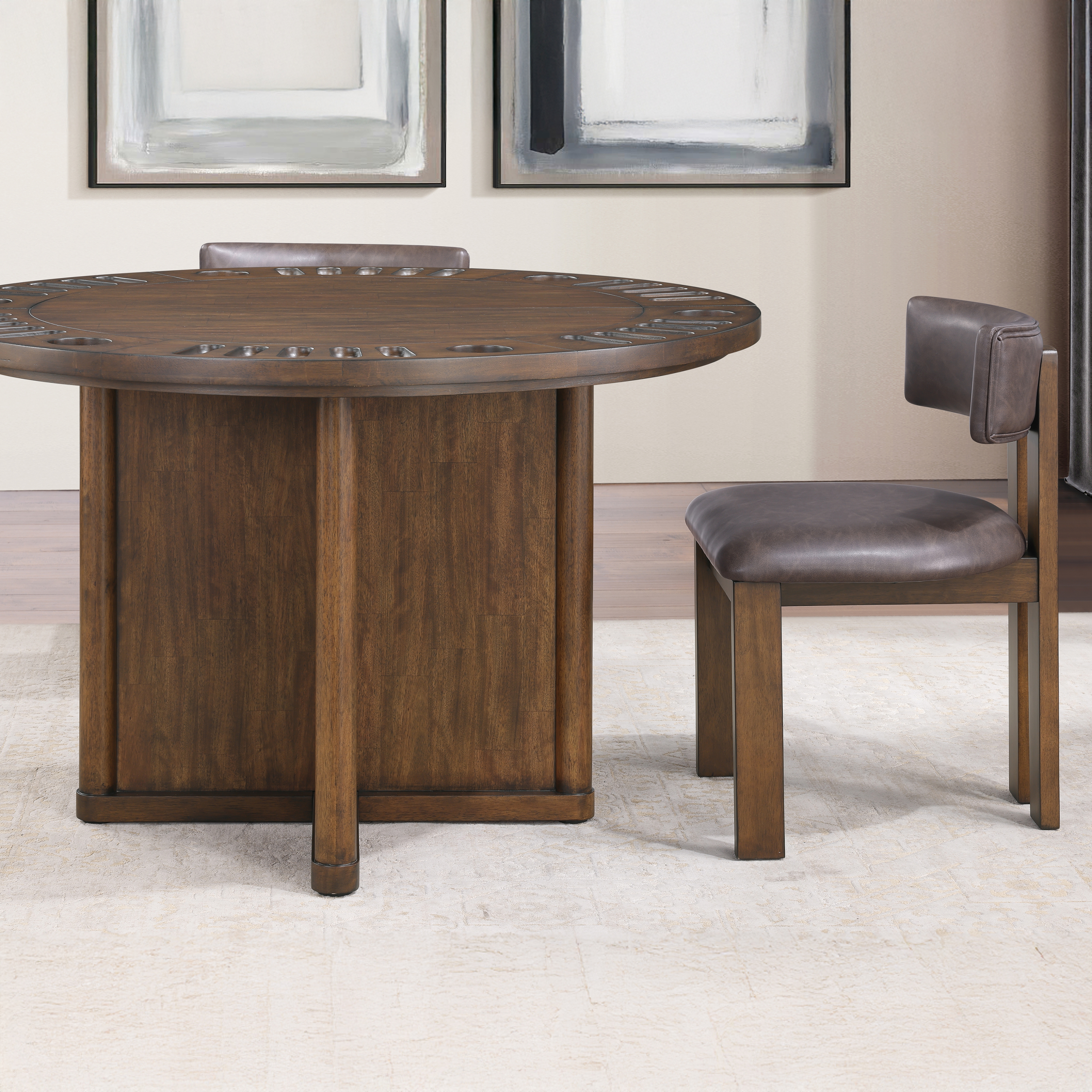Steve Silver Cambridge Cambridge Dining Table With Game Table T