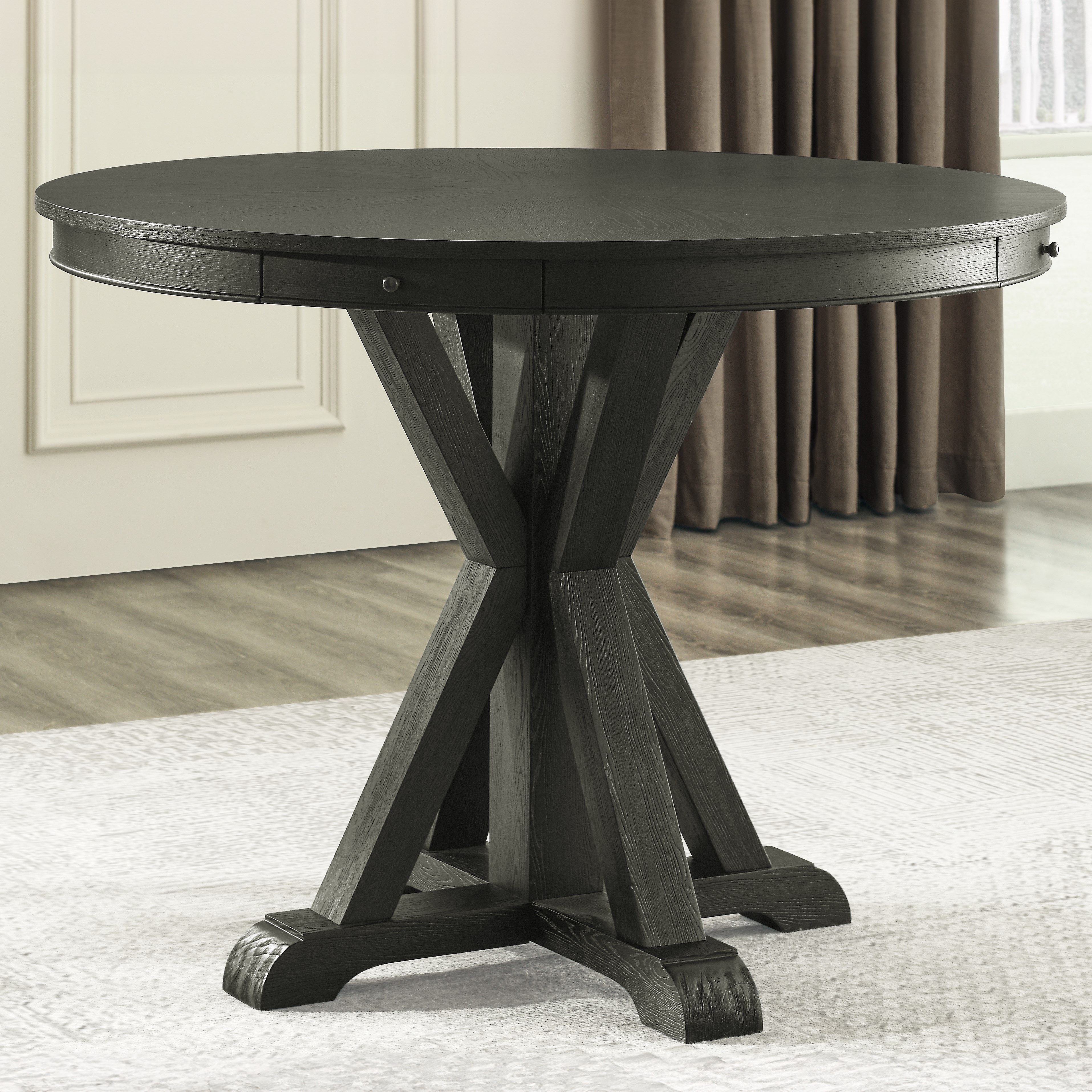Steve Silver Rylie 5-Piece Counter Dining Set, Black