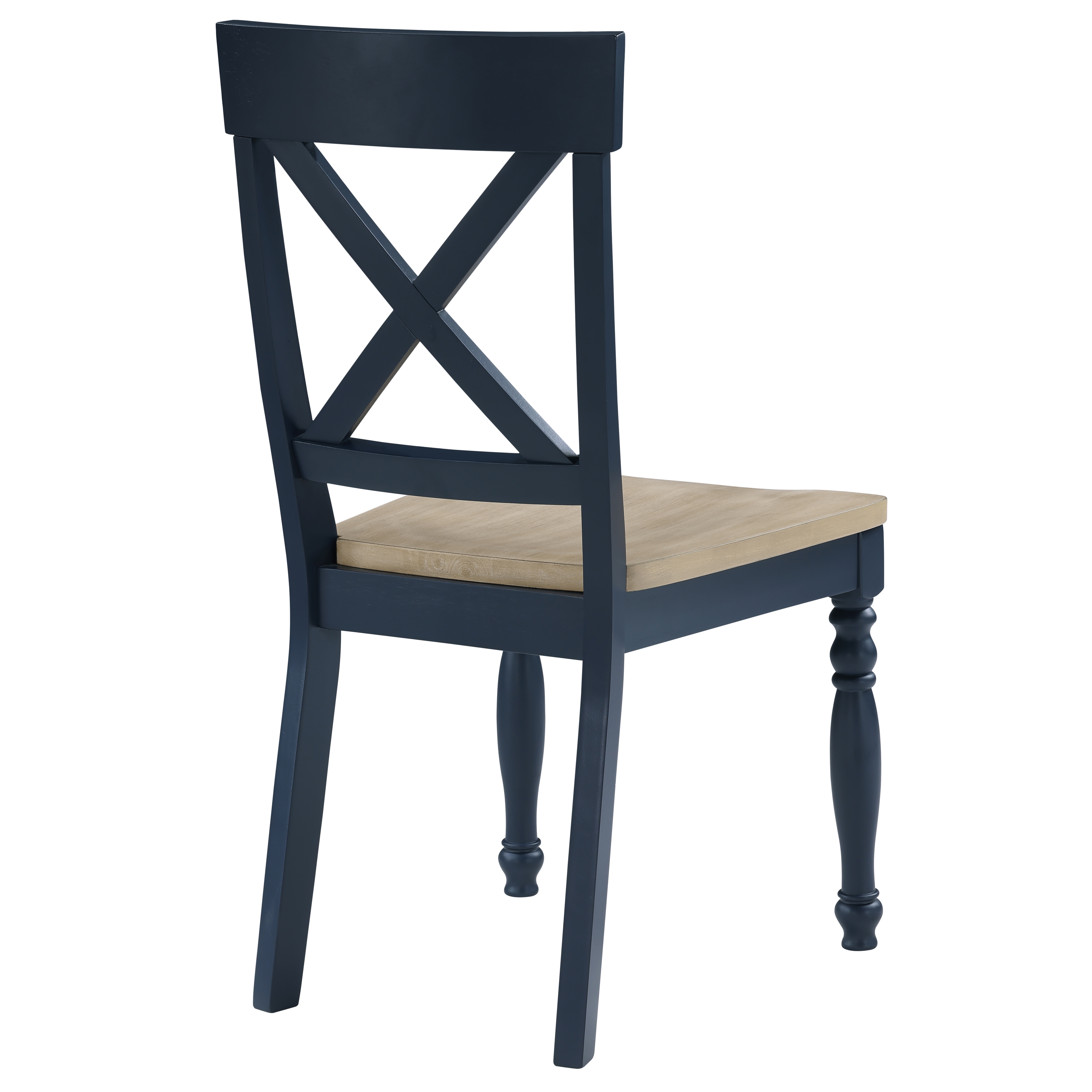 X-Back Side Chair w/Turned Front Legs