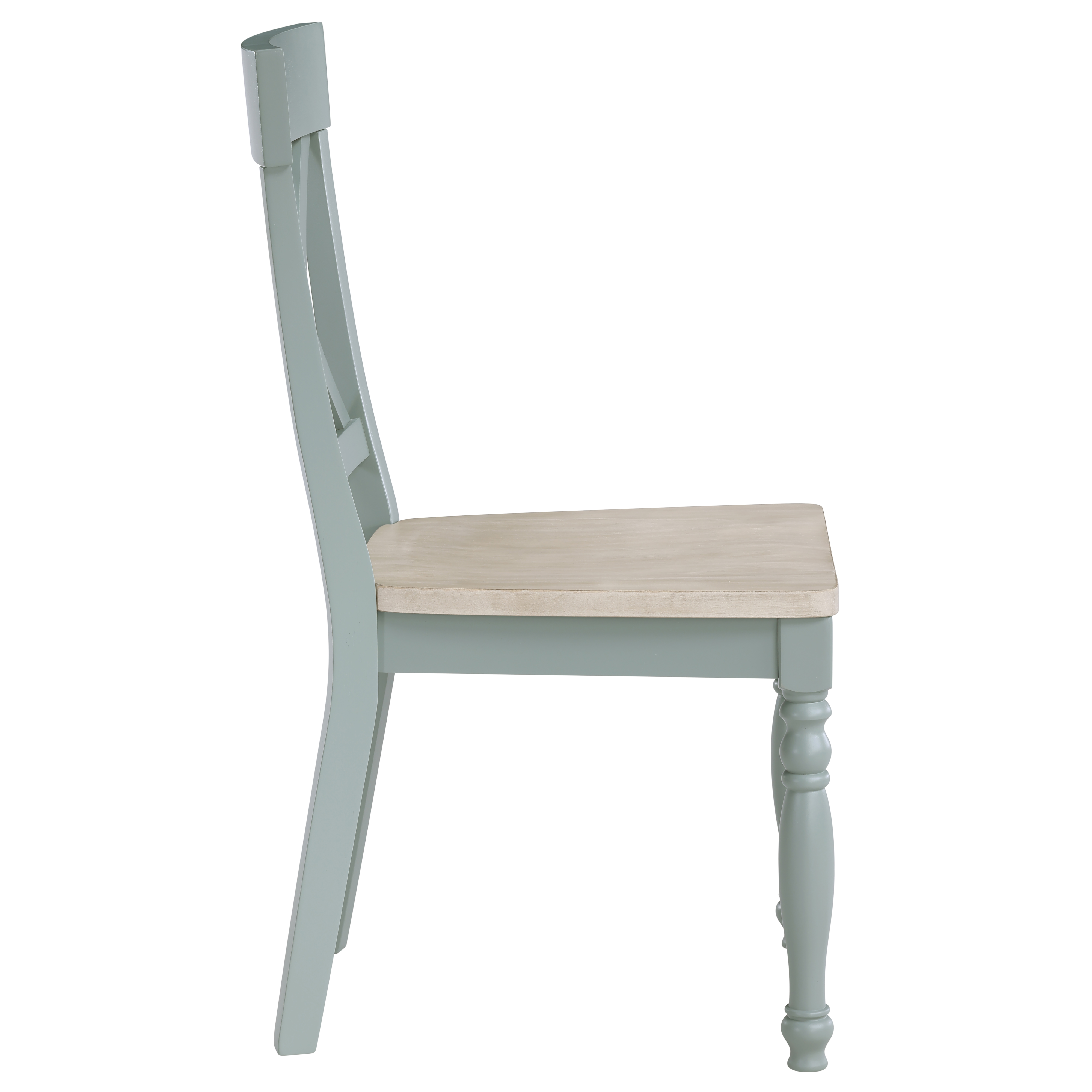 X-Back Side Chair w/Turned Front Legs