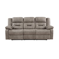 Abilene Casual Manual Reclining Sofa with Drop-Down Console