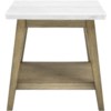 Prime Vida Marble Top Square End Table