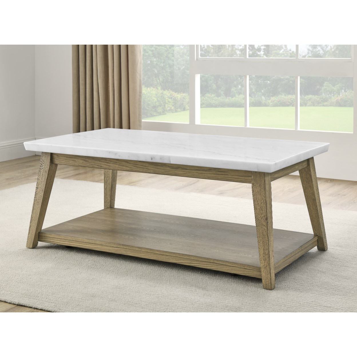 Prime Vida Marble Top Cocktail Table