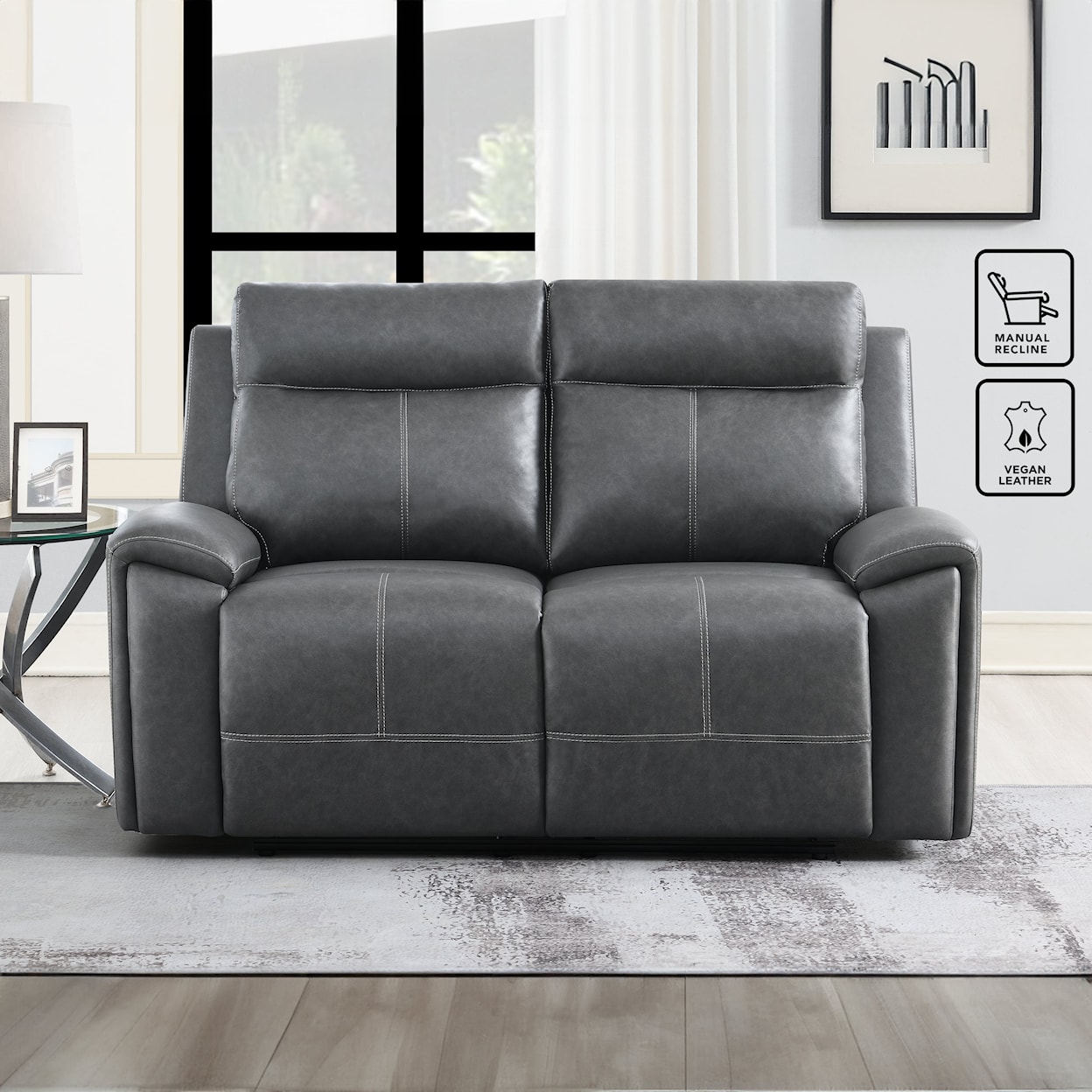 Prime Gaston Reclining Loveseat