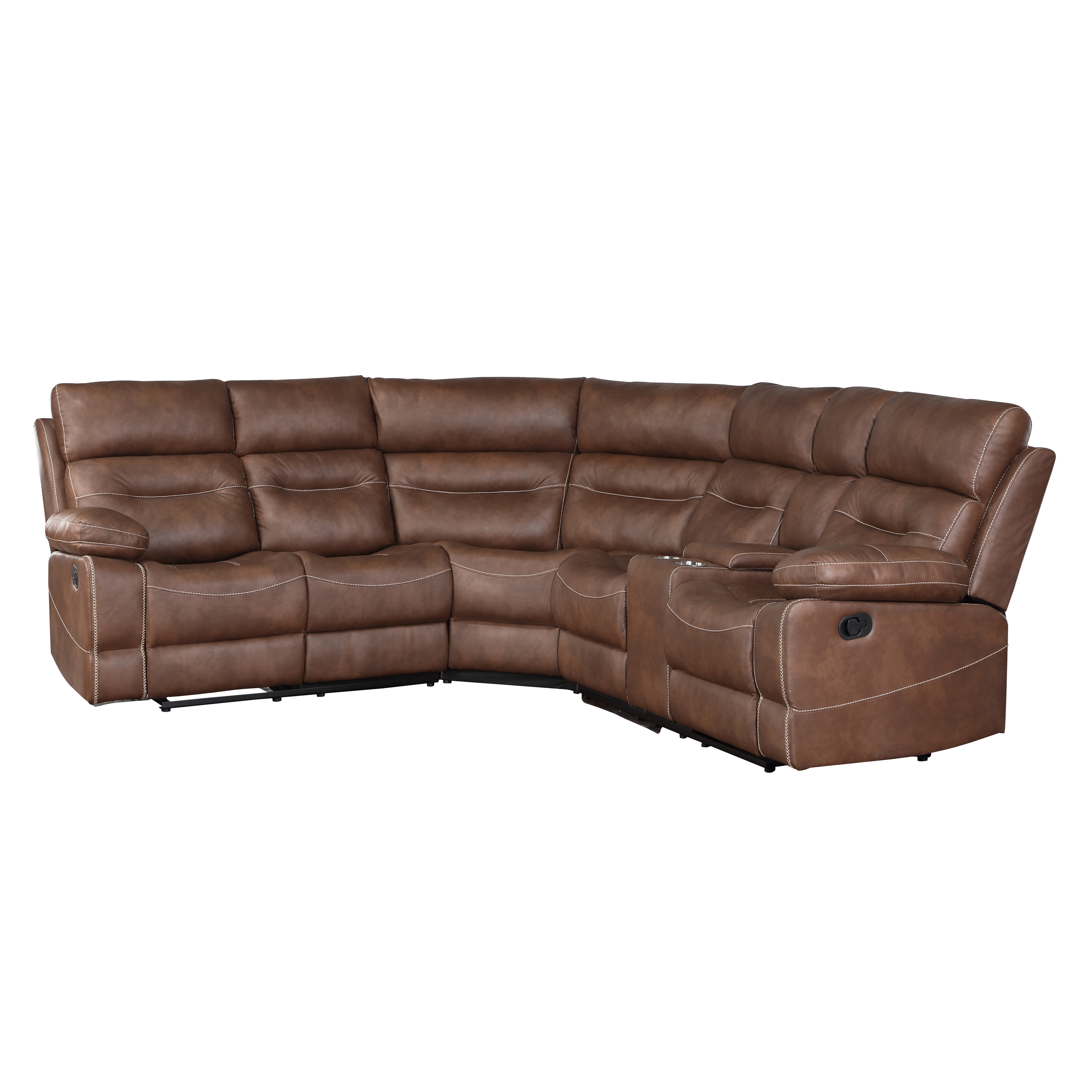 Manual Reclining Sectional Sofa