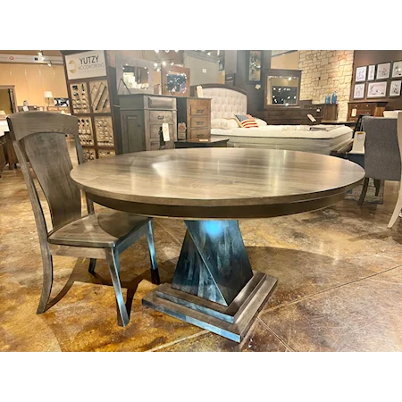 Lexington Single Pedestal Contemporary Table