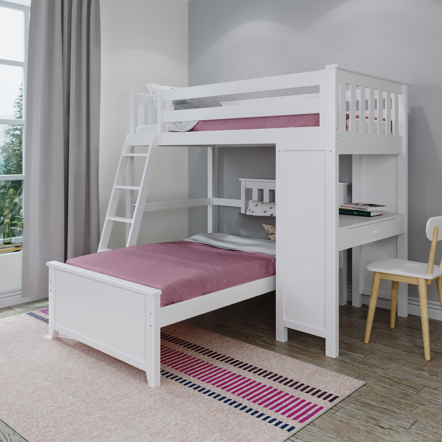 Canterbury All In One Study Loft Bunk Bed