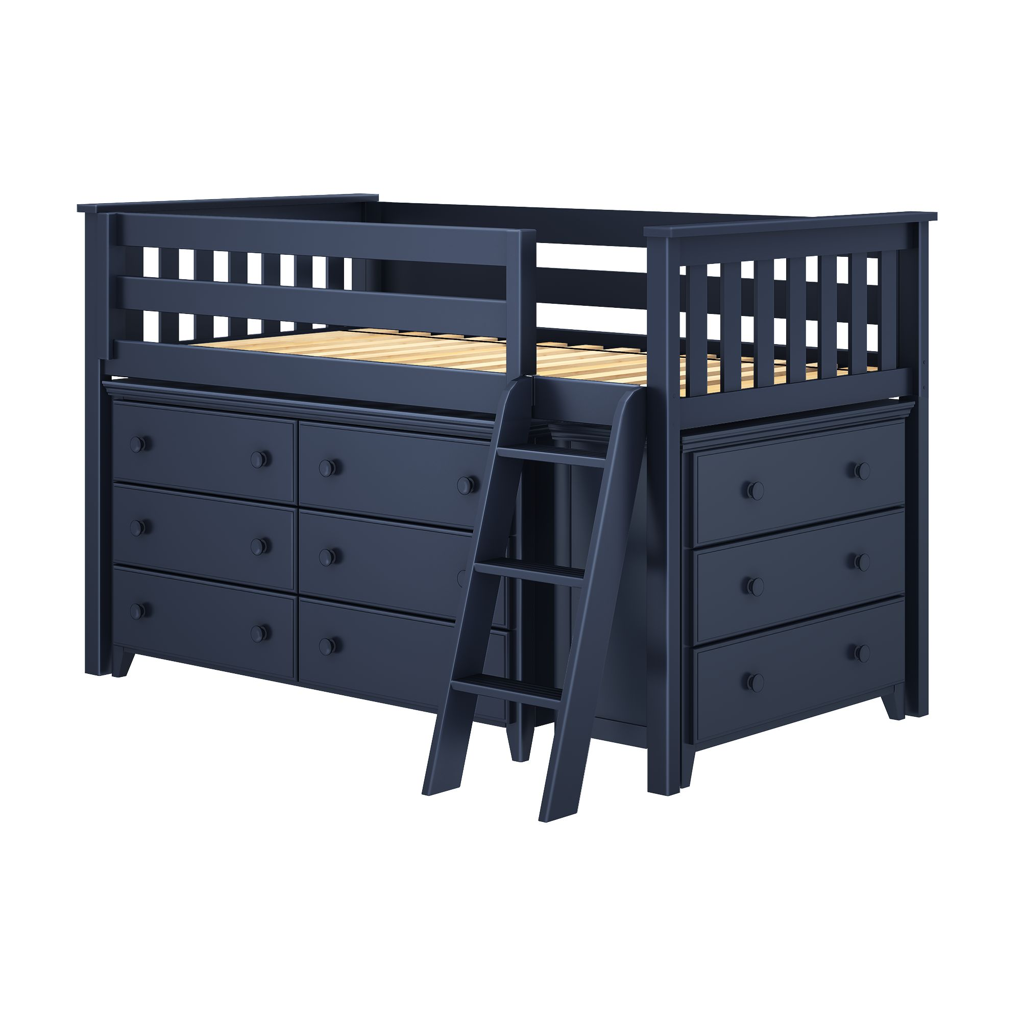 Windsor Youth Twin Loft Bed w/2 Dressers