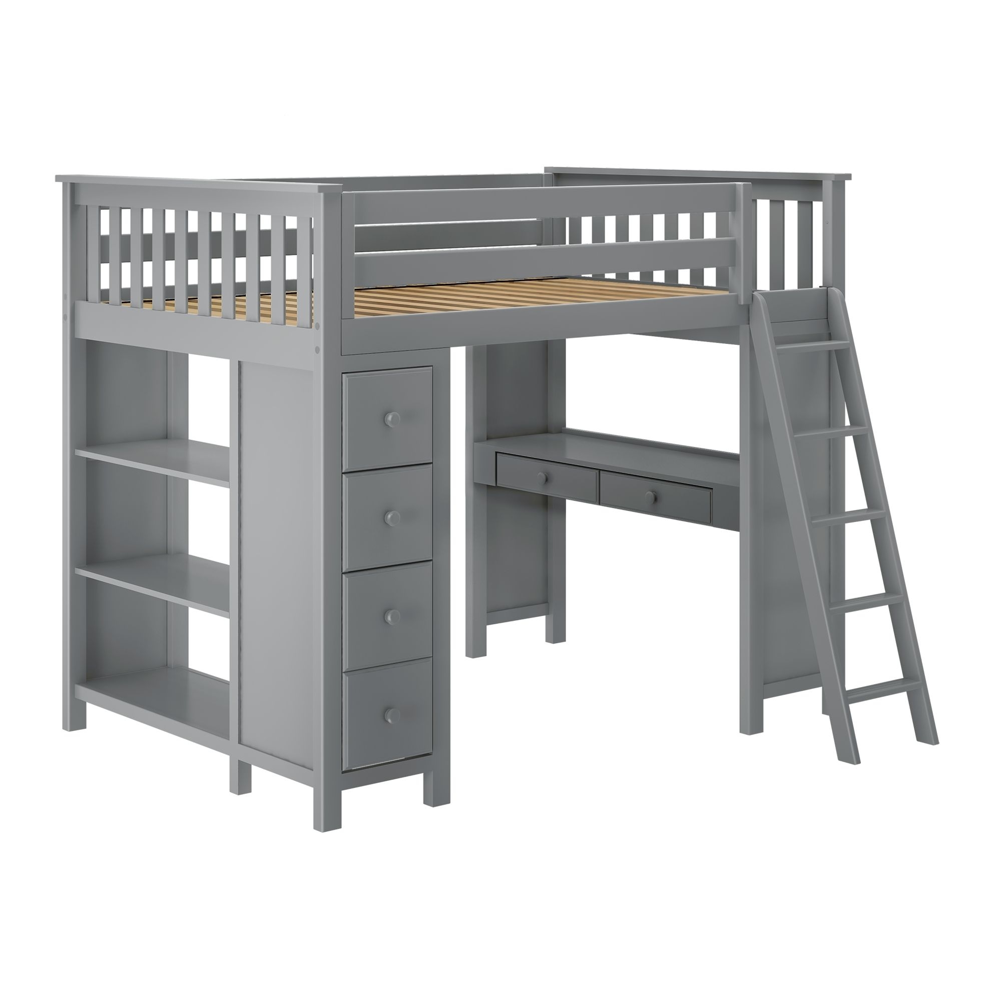 Mayfair Youth Full Loft Storage Bed w/Desk