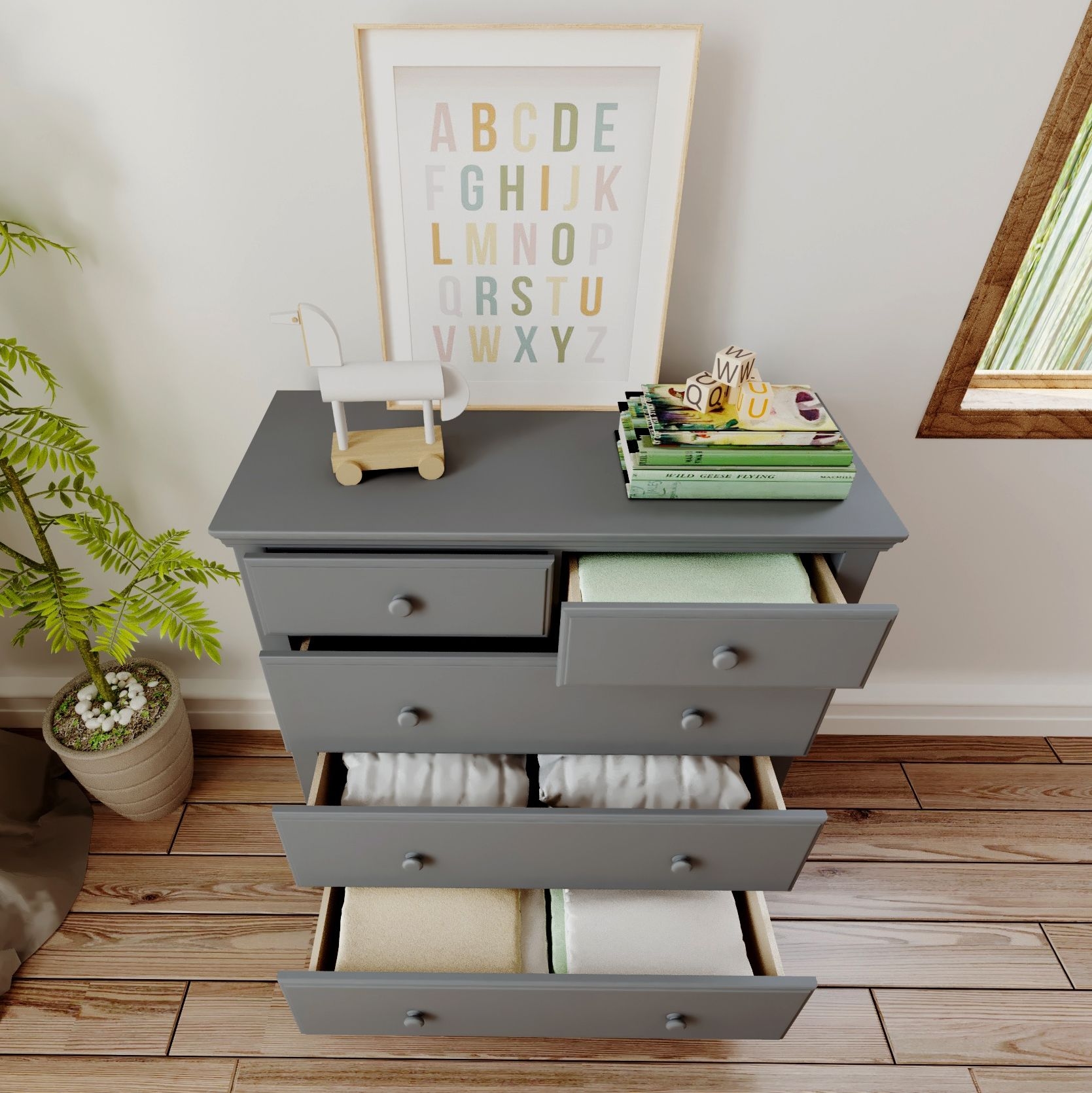 Youth 5 Drawer Dresser