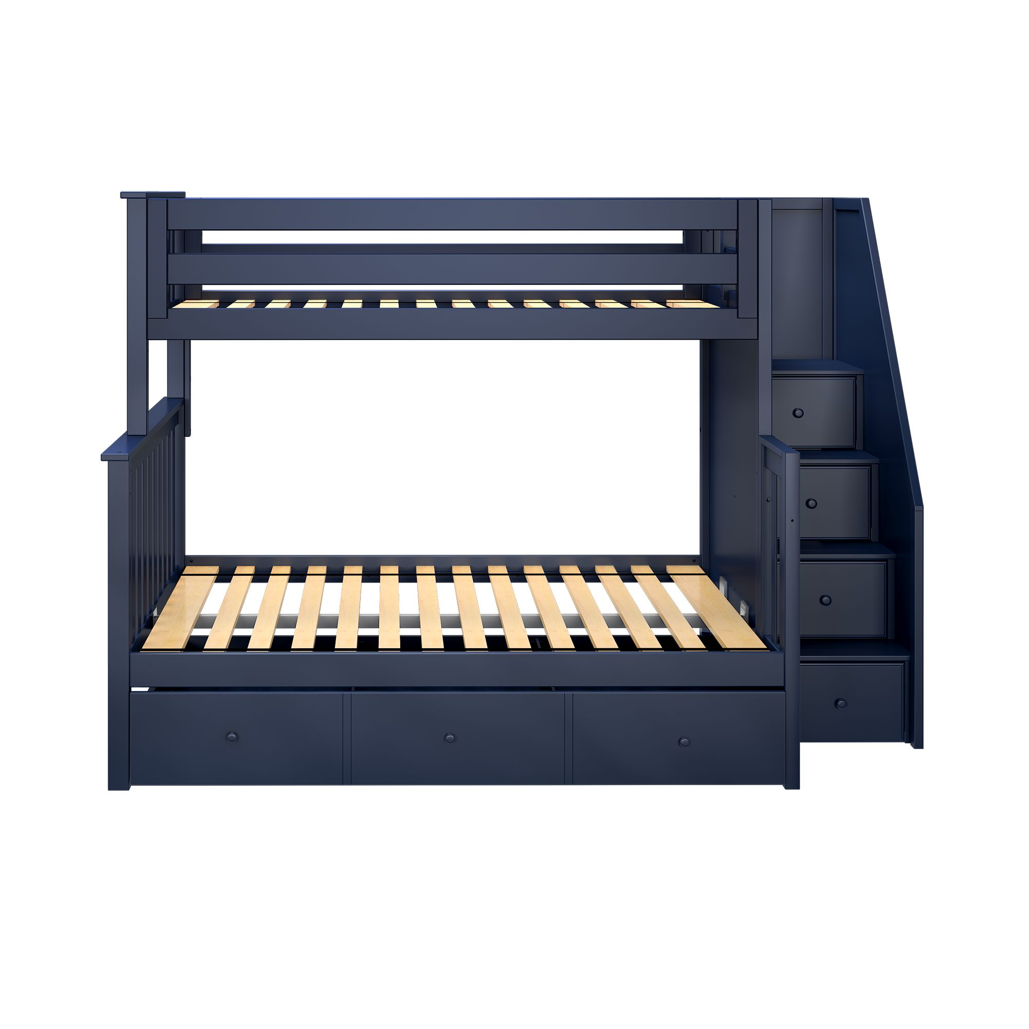 Twin Over Full Bunk Bed with Trundle