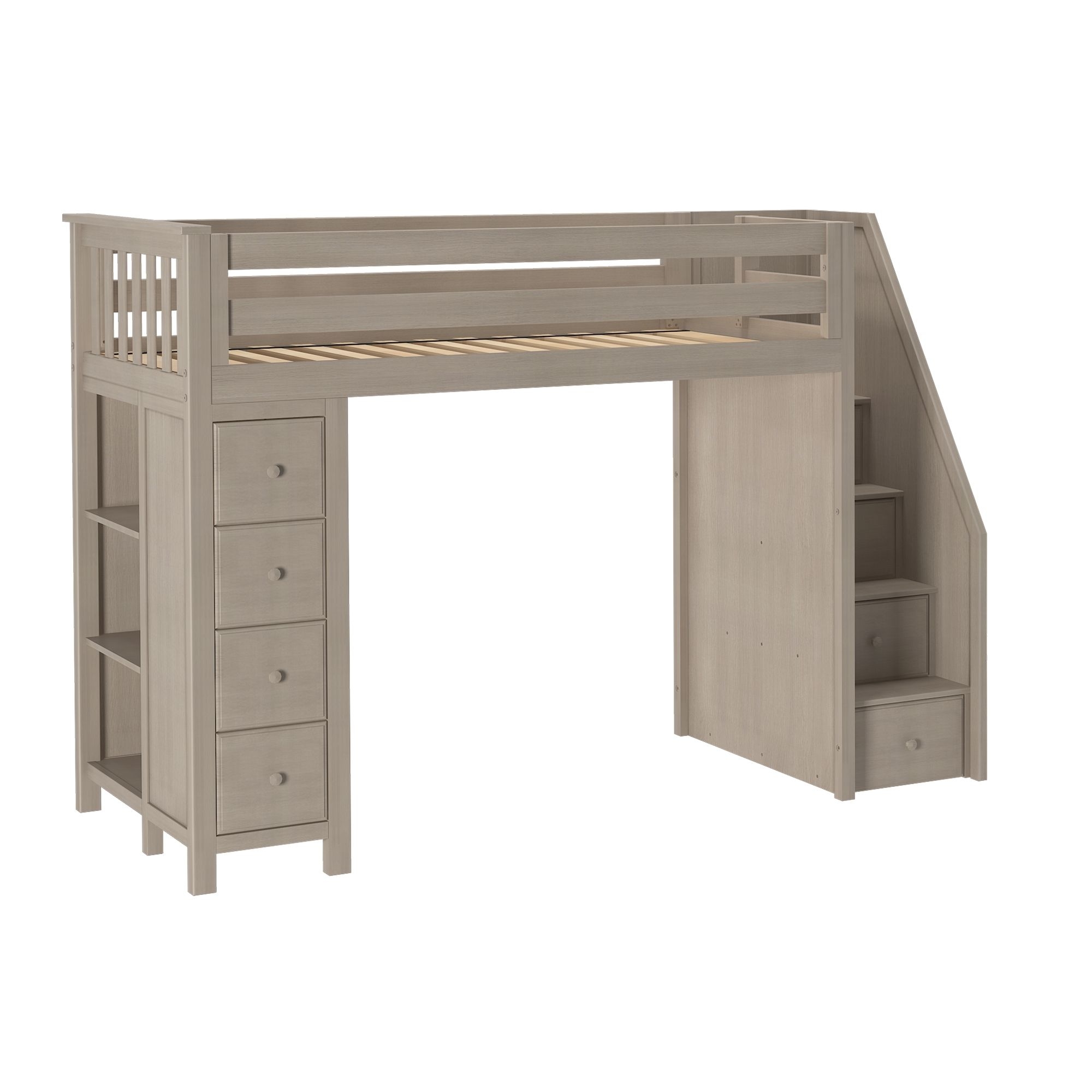 Oxford Youth Loft Bed w/Storage Staircase