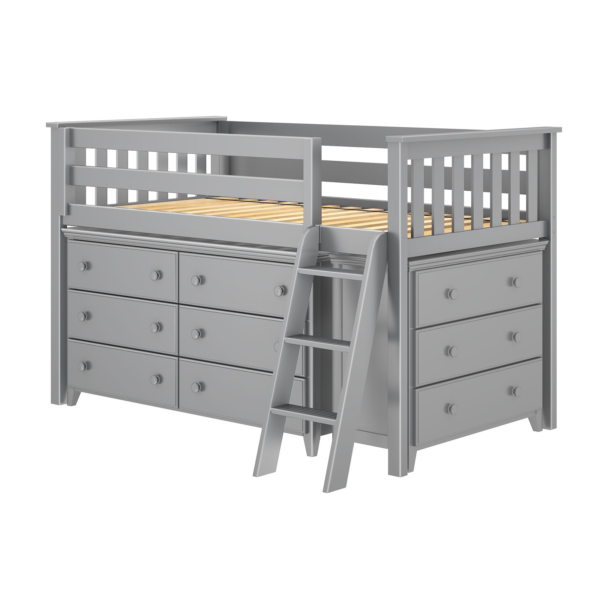 Windsor Youth Twin Loft Bed w/2 Dressers