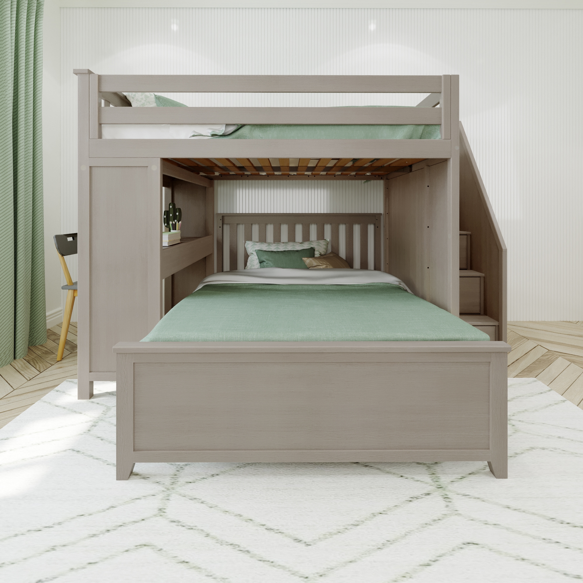 Fulham Youth Full/Full Storage Bunk Bed