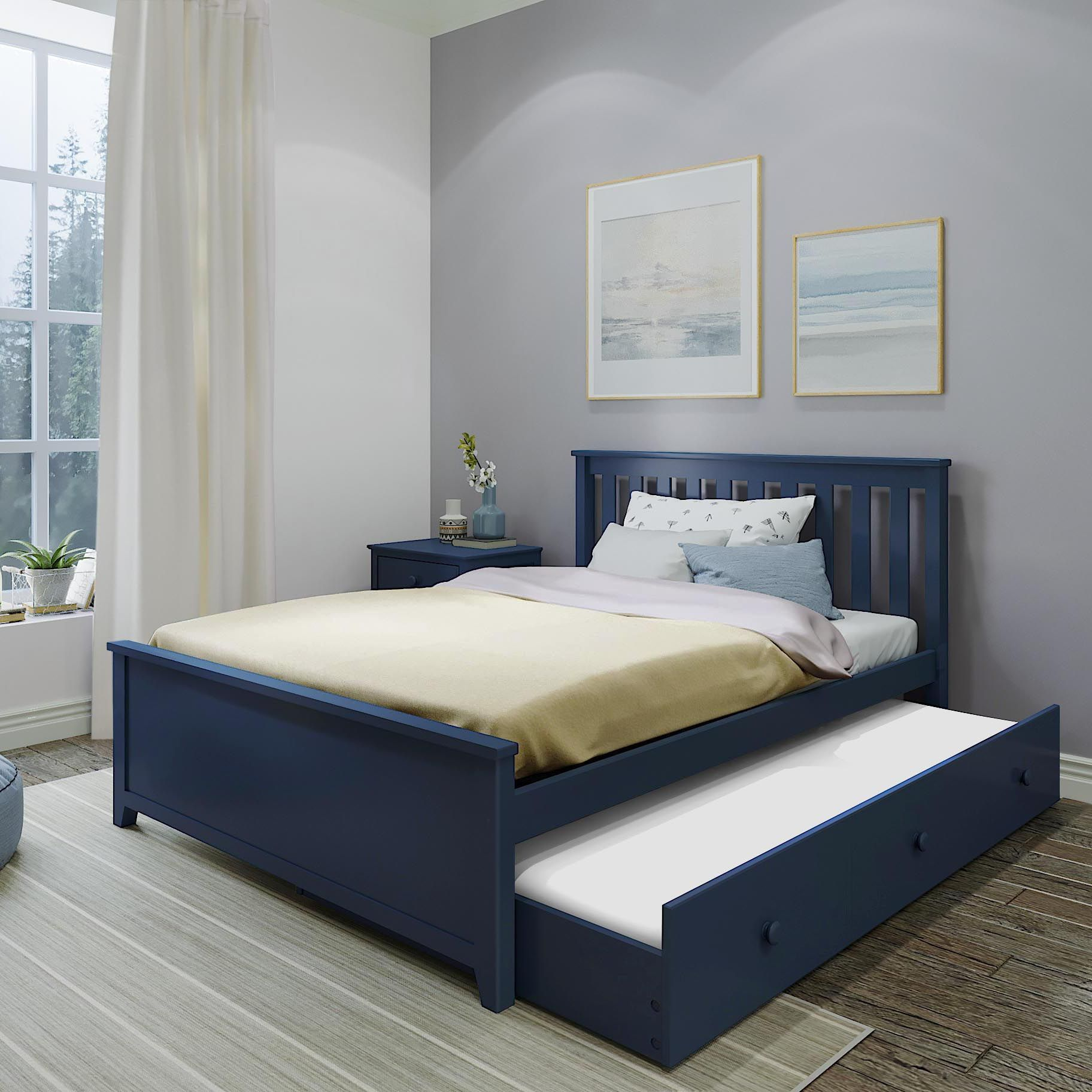 Dover Platform Bed With Trundle