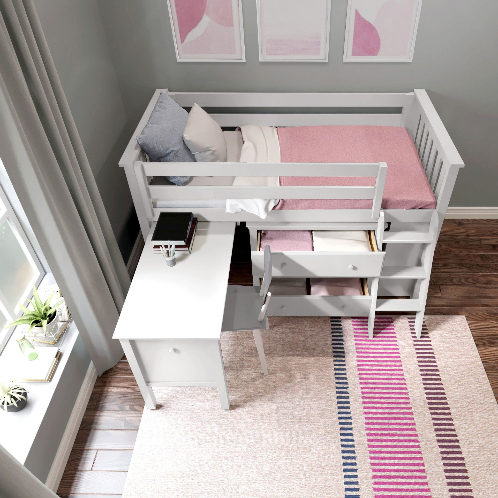 Windsor Youth Twin Complete Loft Bed