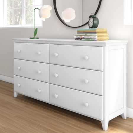 6 Drawer Youth Dresser