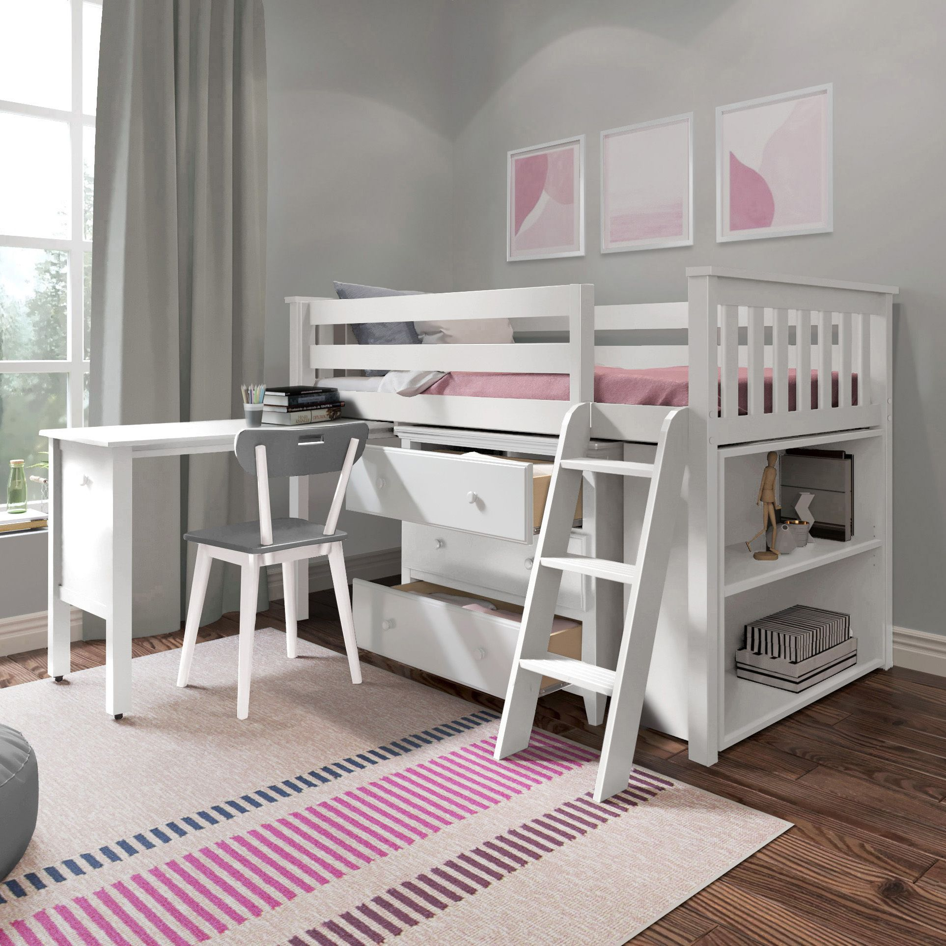 Windsor Youth Twin Complete Loft Bed