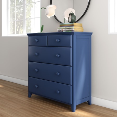 Jackpot Kids Dressers 714323-131 Causal 5 Drawer Youth Bedroom Chest | Belfort Furniture | Dressers Jackpot Kids Dressers 714323-131 Causal 5 Drawer Youth Bedroom Chest | Belfort Furniture | Dressers