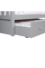 Jackpot Kids Newcastle Casual Twin Over Full Bunk Bed with Trundle and Storage Staircase