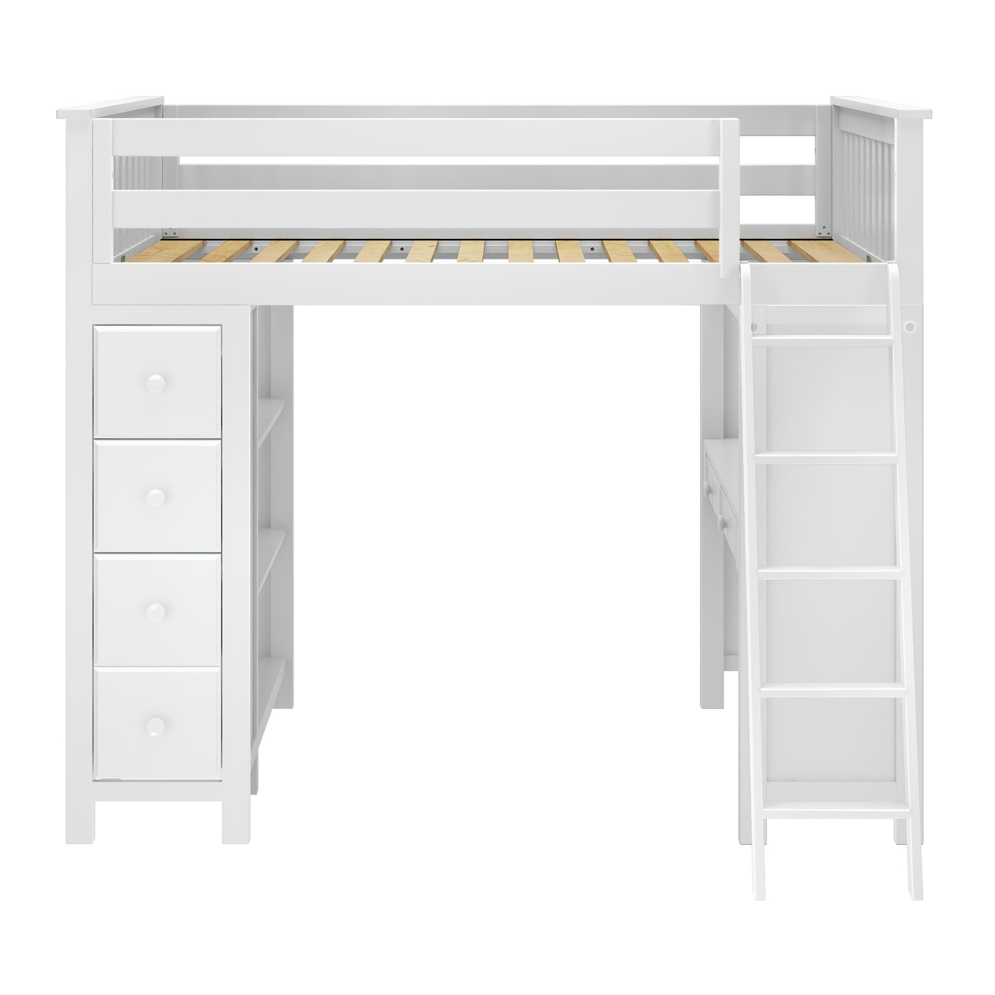 Mayfair Youth Full Loft Storage Bed w/Desk