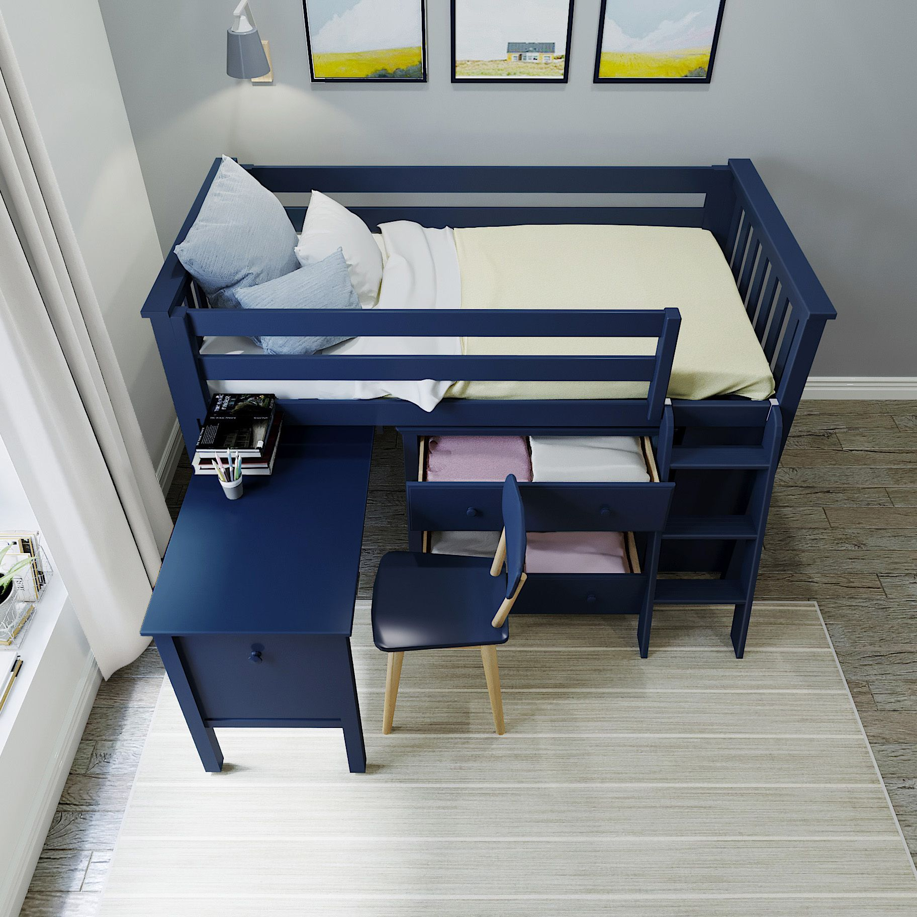 Windsor Youth Twin Complete Loft Bed