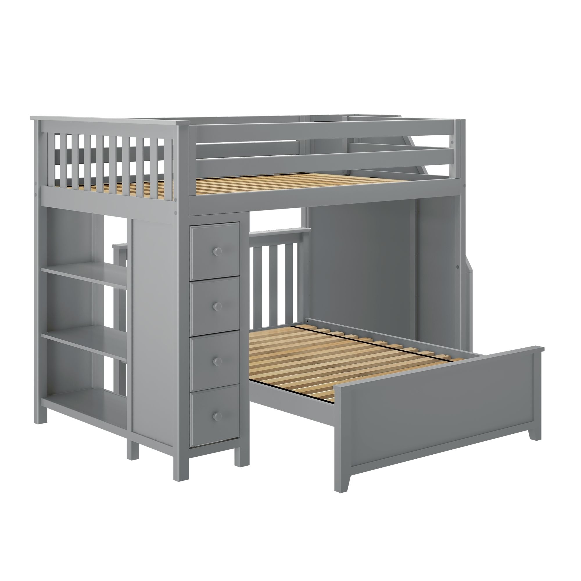 Jackpot Kids Cheltenham Cheltenham1 Full Over Full L-Shaped Bunk