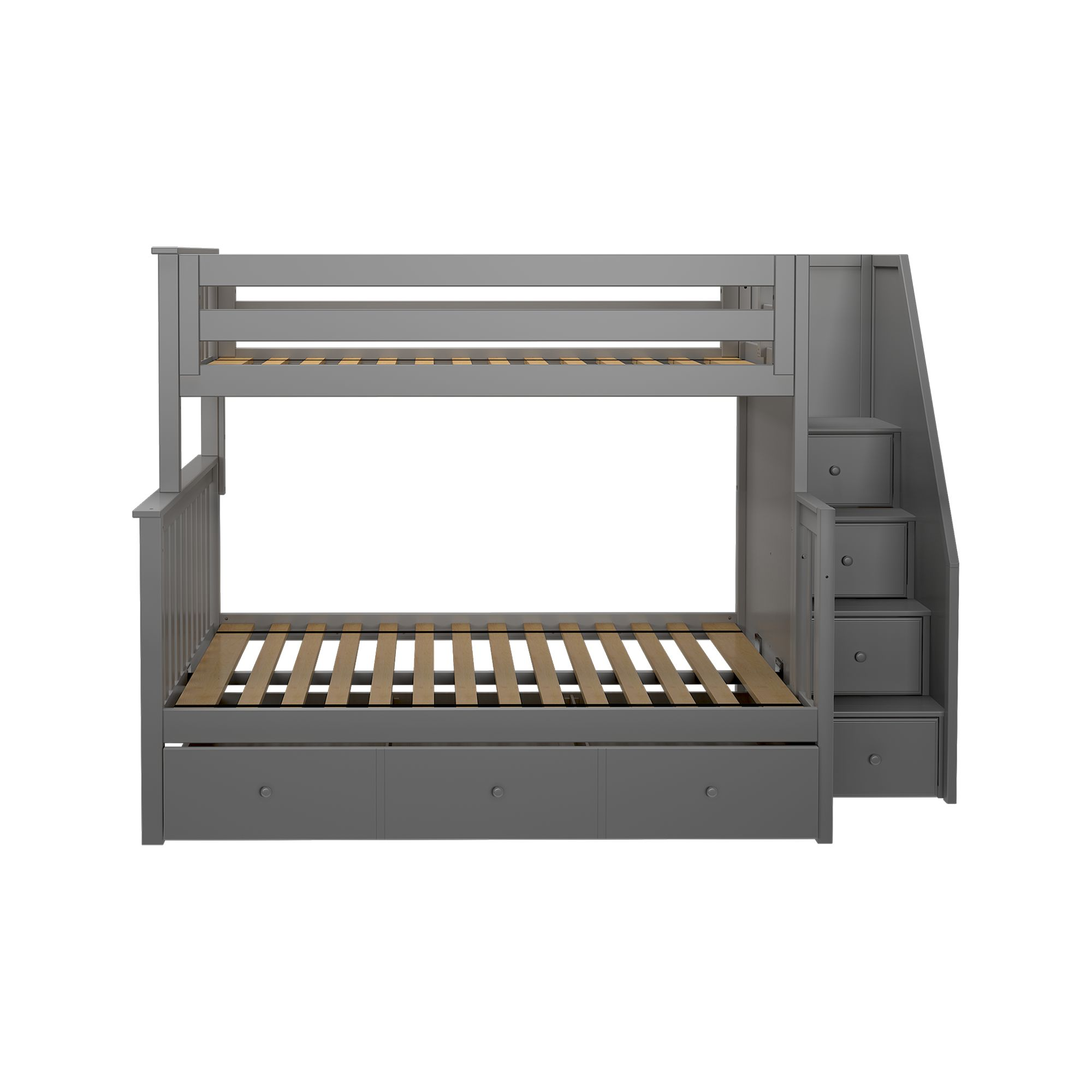 Twin Over Full Bunk Bed with Trundle