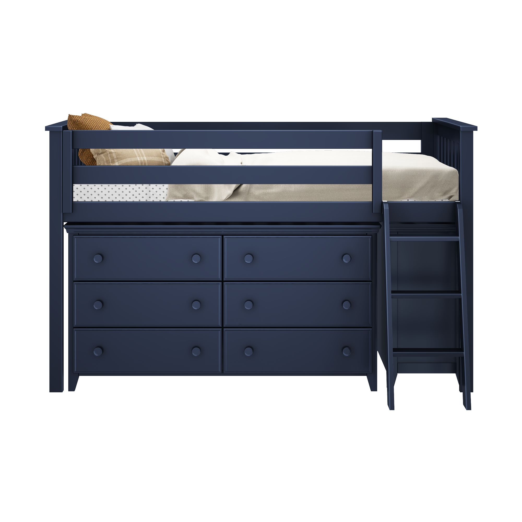Windsor Youth Twin Loft Bed w/2 Dressers