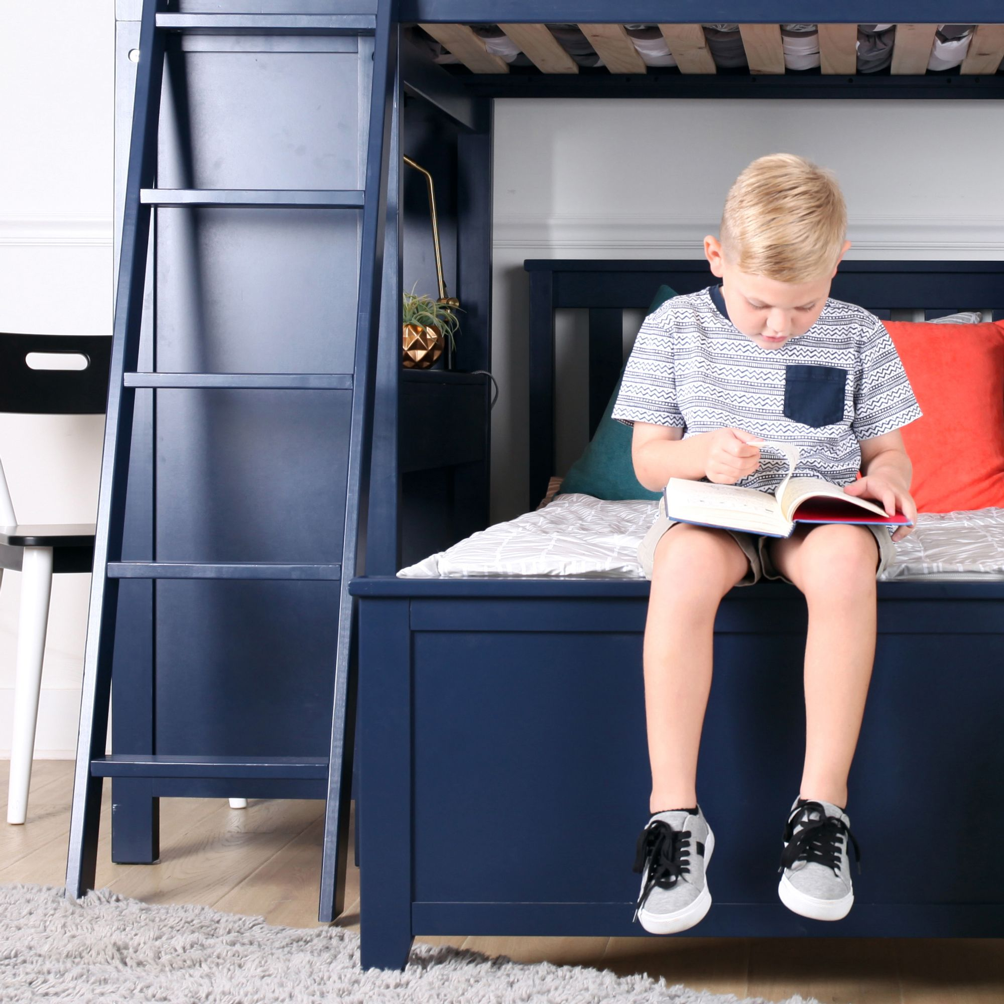 Canterbury All In One Study Loft Bed + Full