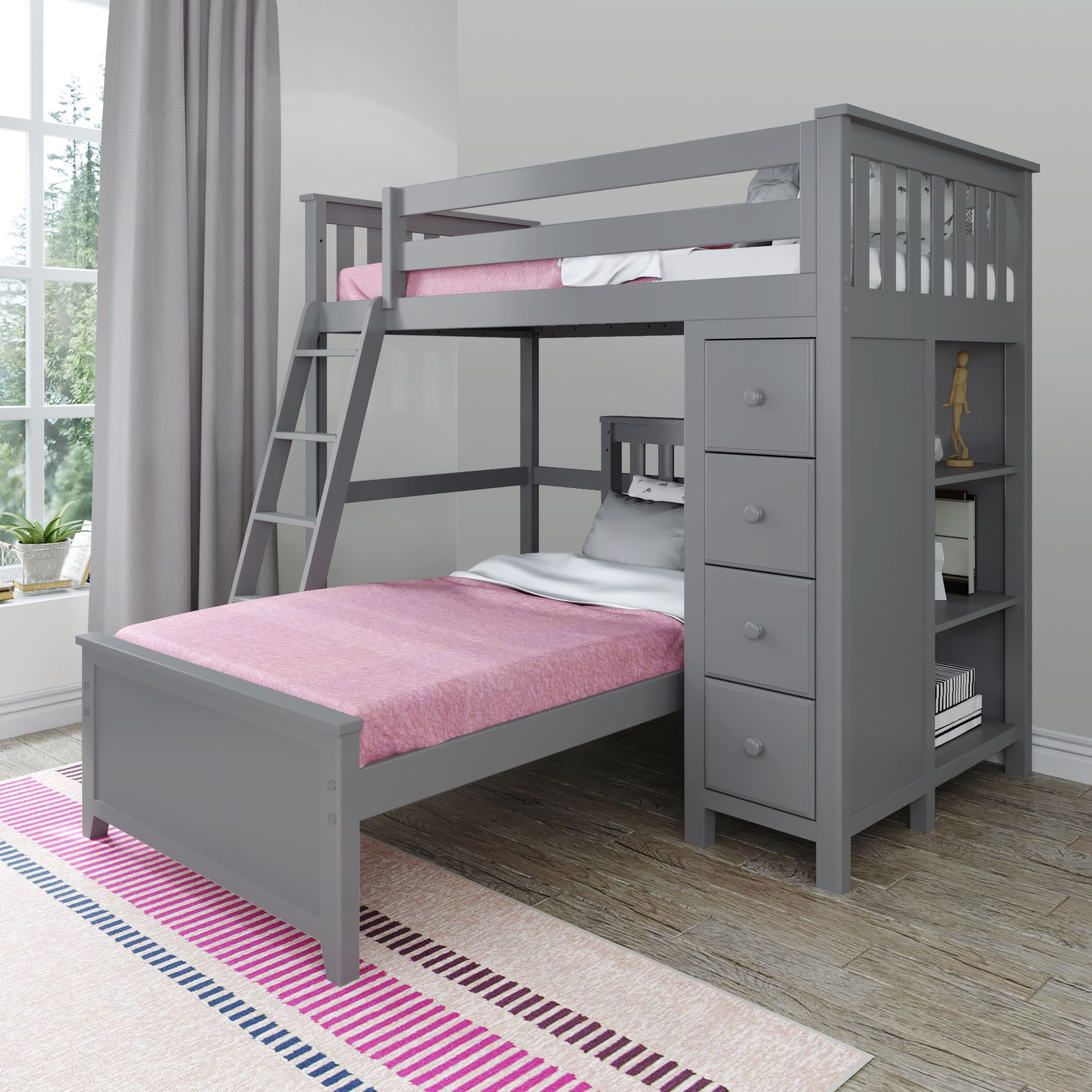 Edinburgh All In One Loft Bed w/Storage