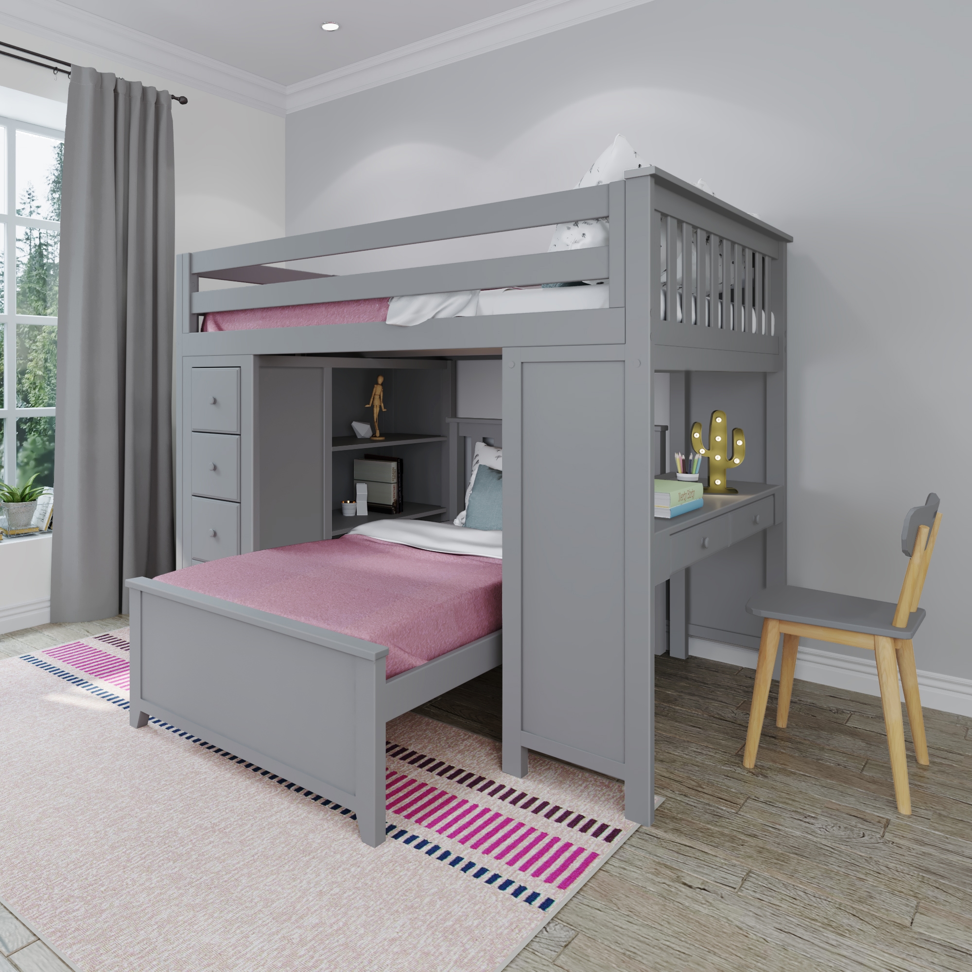 Buxton4 Full Over Twin + Storage