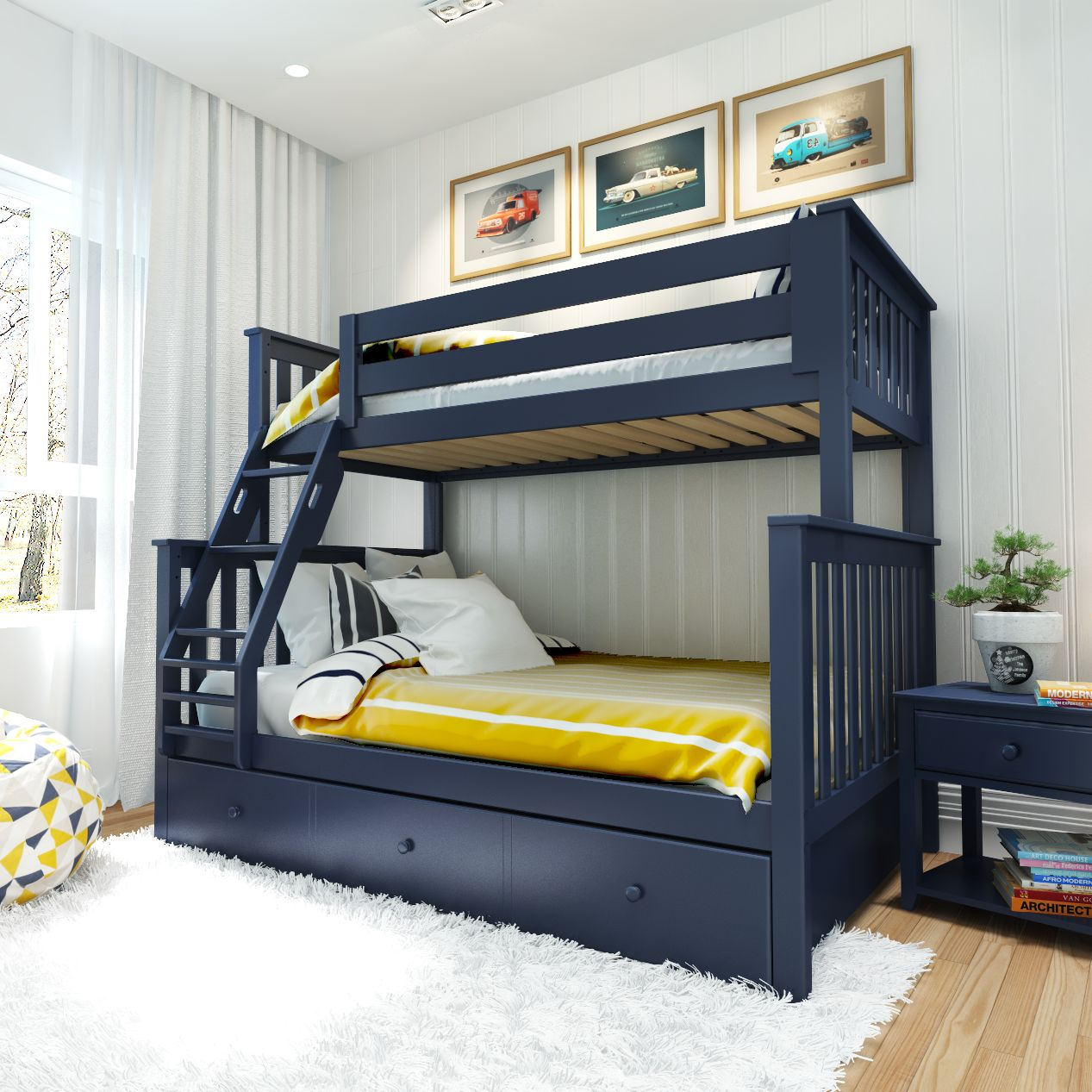 Kent Bunk Bed With Trundle