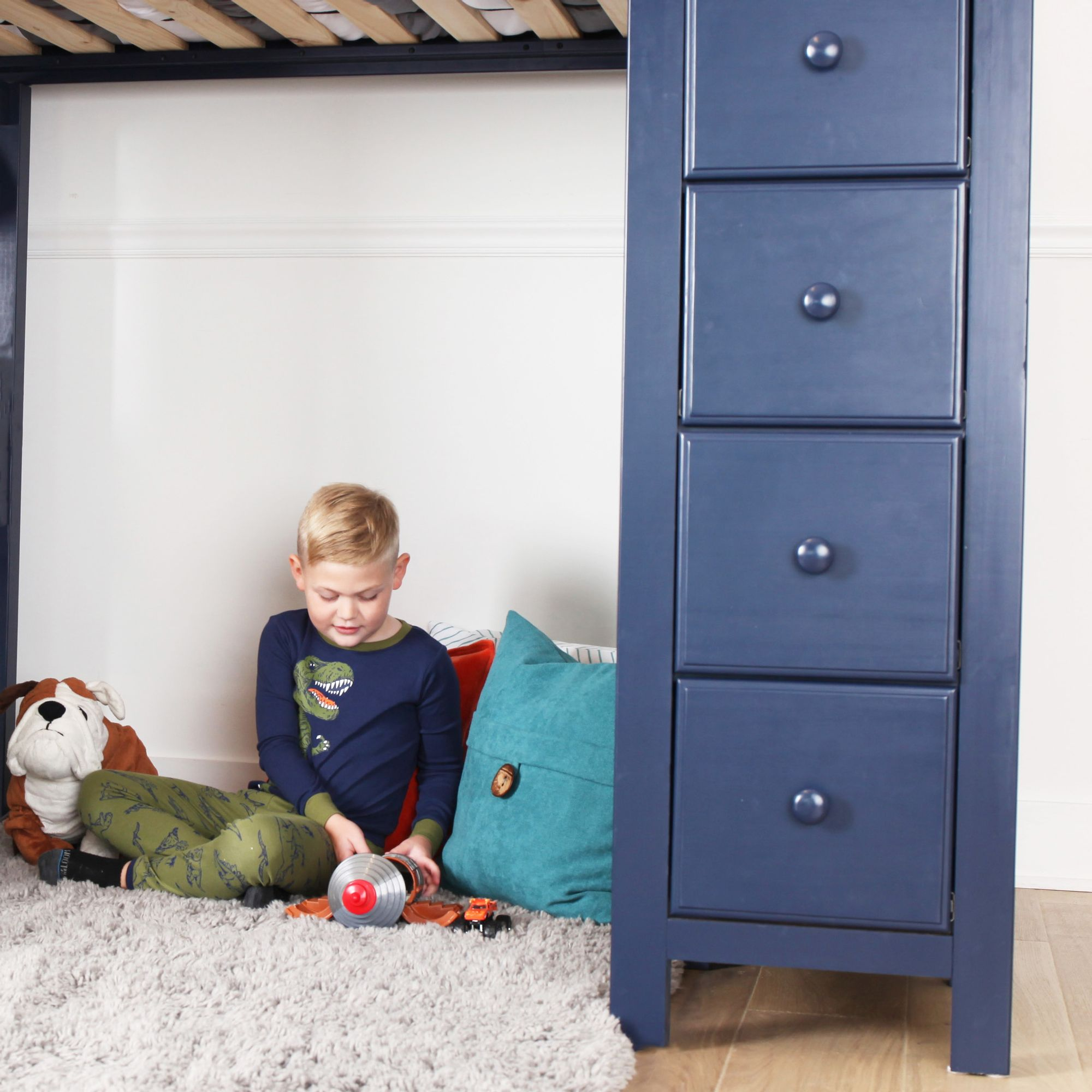 Oxford Youth Loft Bed w/Storage Staircase