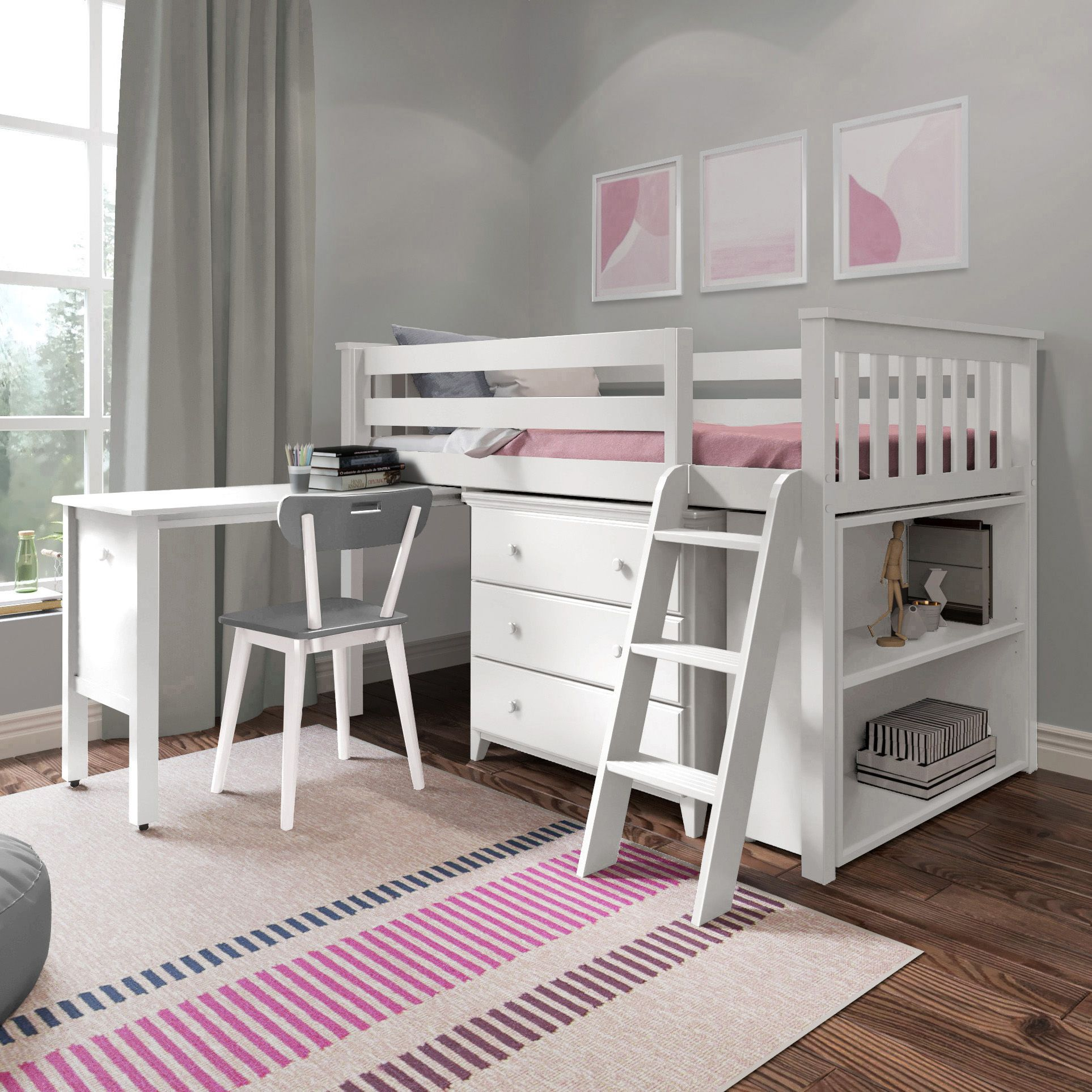 Windsor Youth Twin Complete Loft Bed